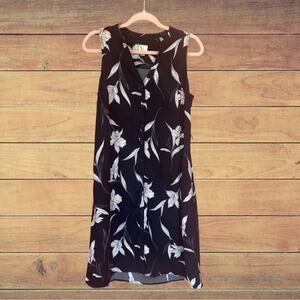 A New Day floral button down sleeveless dress